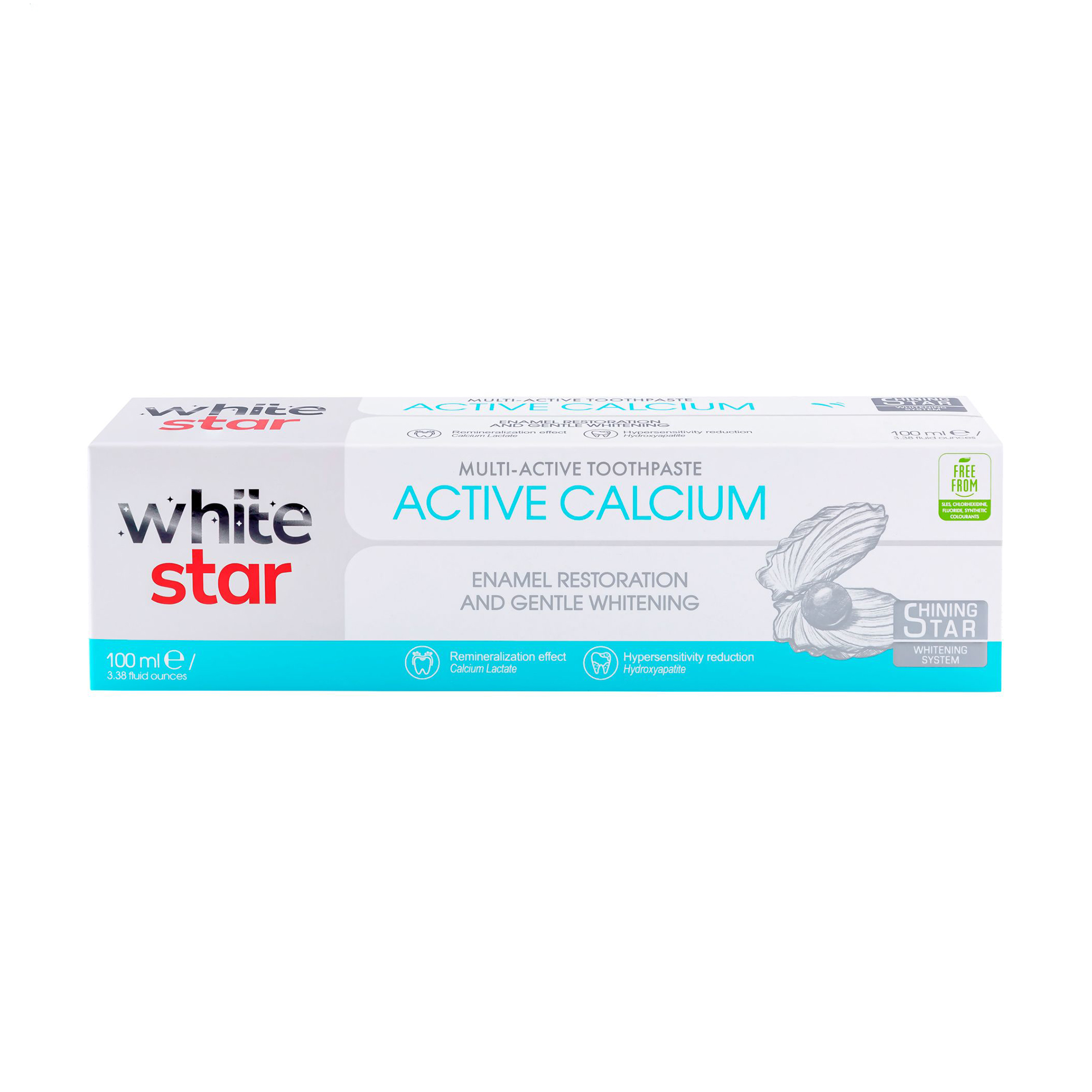 Зубна паста White Star Active Calcium Multi-Active Toothpaste, 100 мл