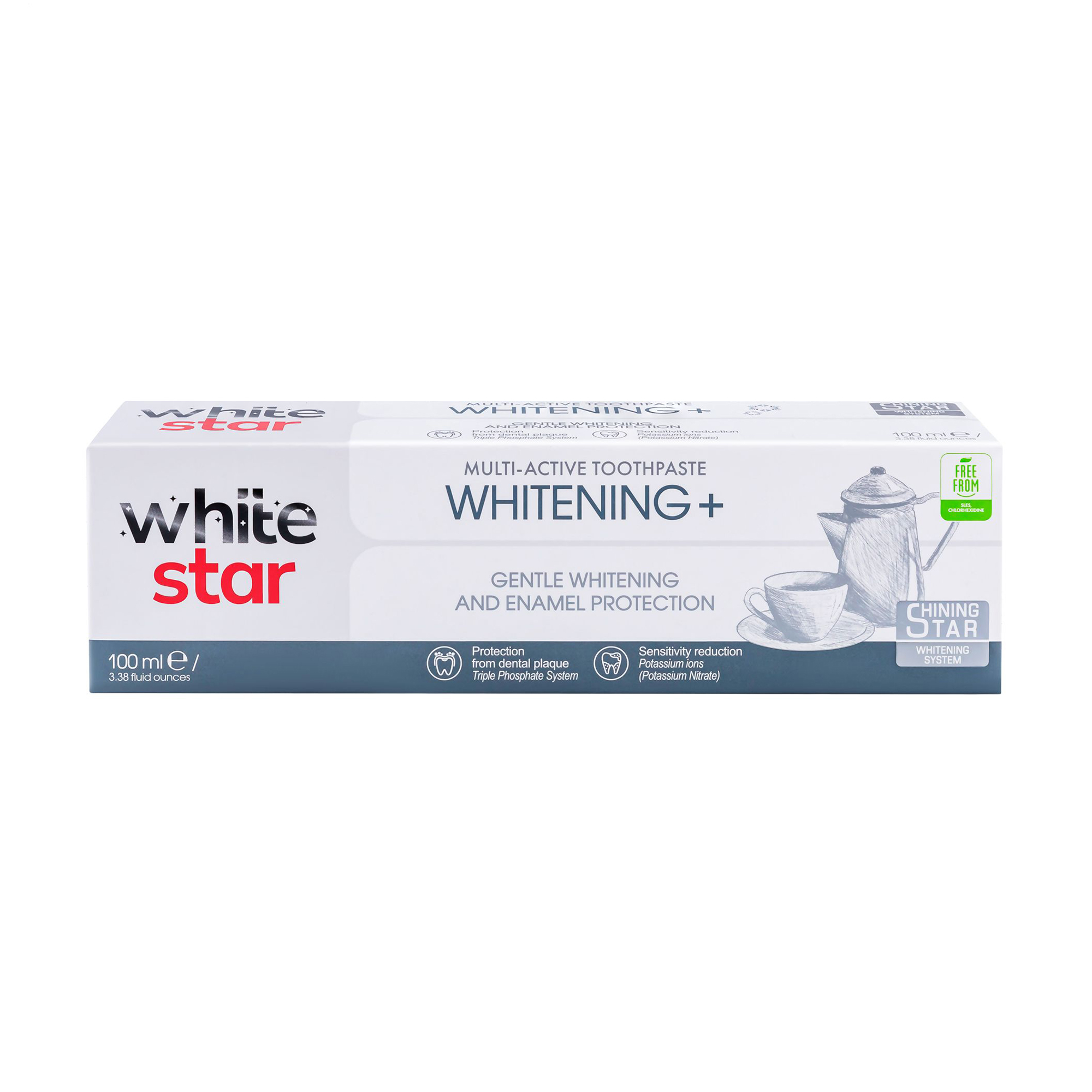 Зубна паста White Star Whitening+ Multi-Active Toothpaste, 100 мл